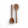 Wooden Cutlery with irregular handle.